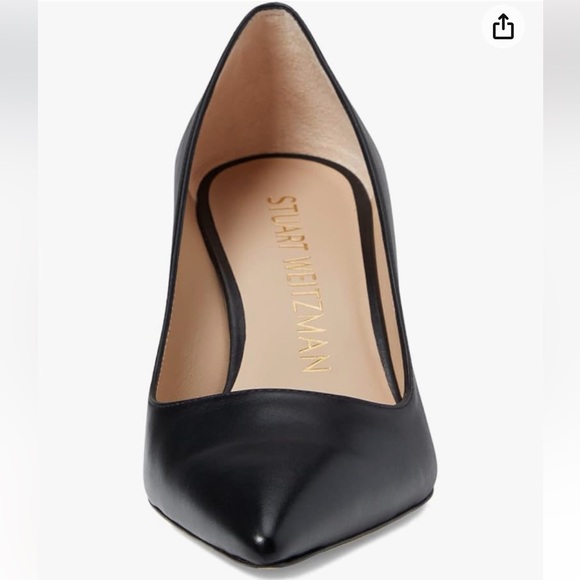 Stuart Weitzman Anny Pointed-Toe Slip-On
Pumps black 75 women size 5 New - Picture 5 of 17